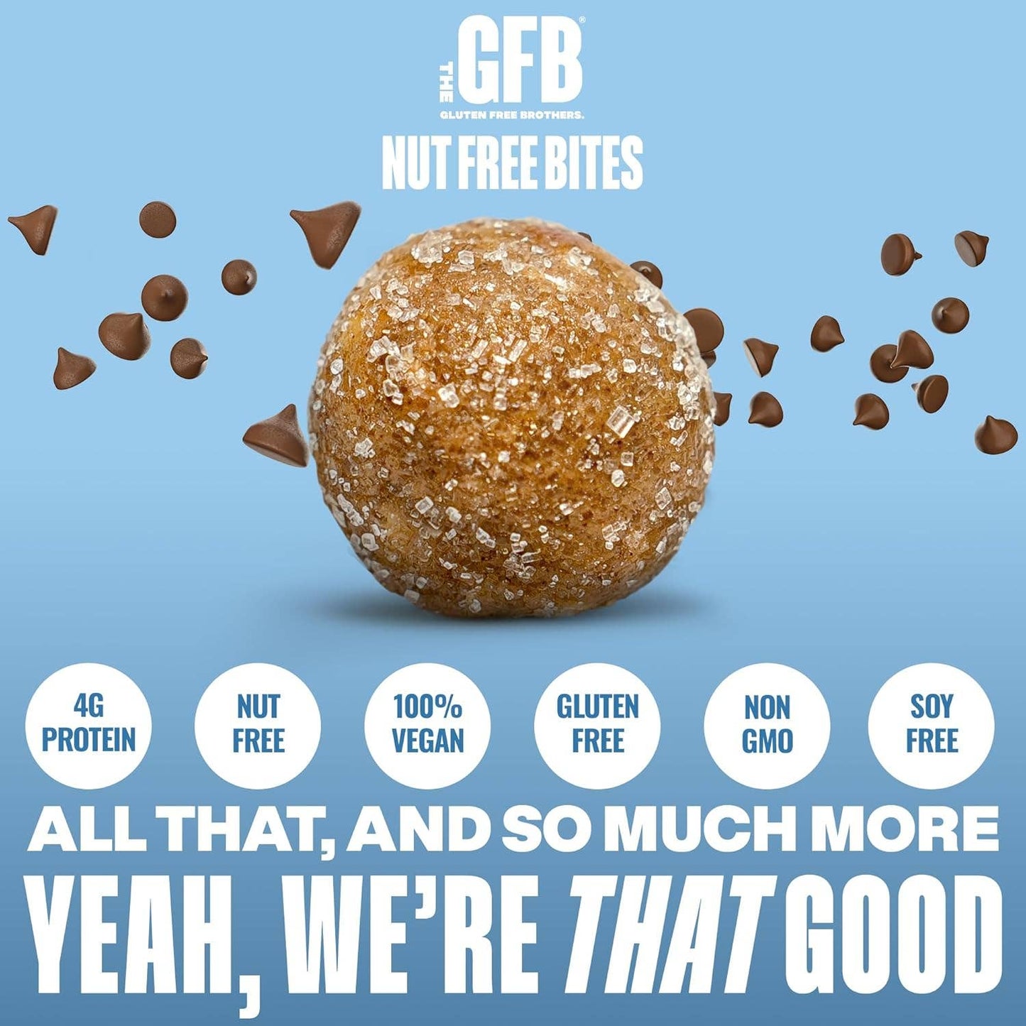 The GFB Chocolate Chip Cookie Dough Bites (Nut Free)