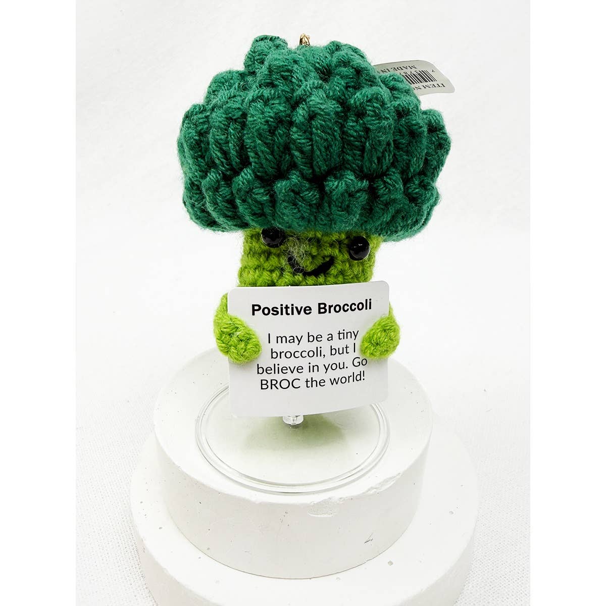 Positive Vegi and Plant Crochet Keychain : ASSORTED COLOR / ONE(12)