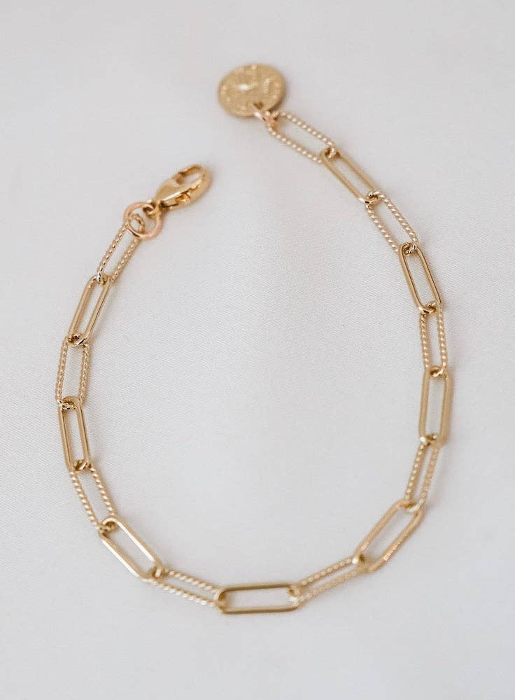 CECILIA CHAIN BRACELET: Gold