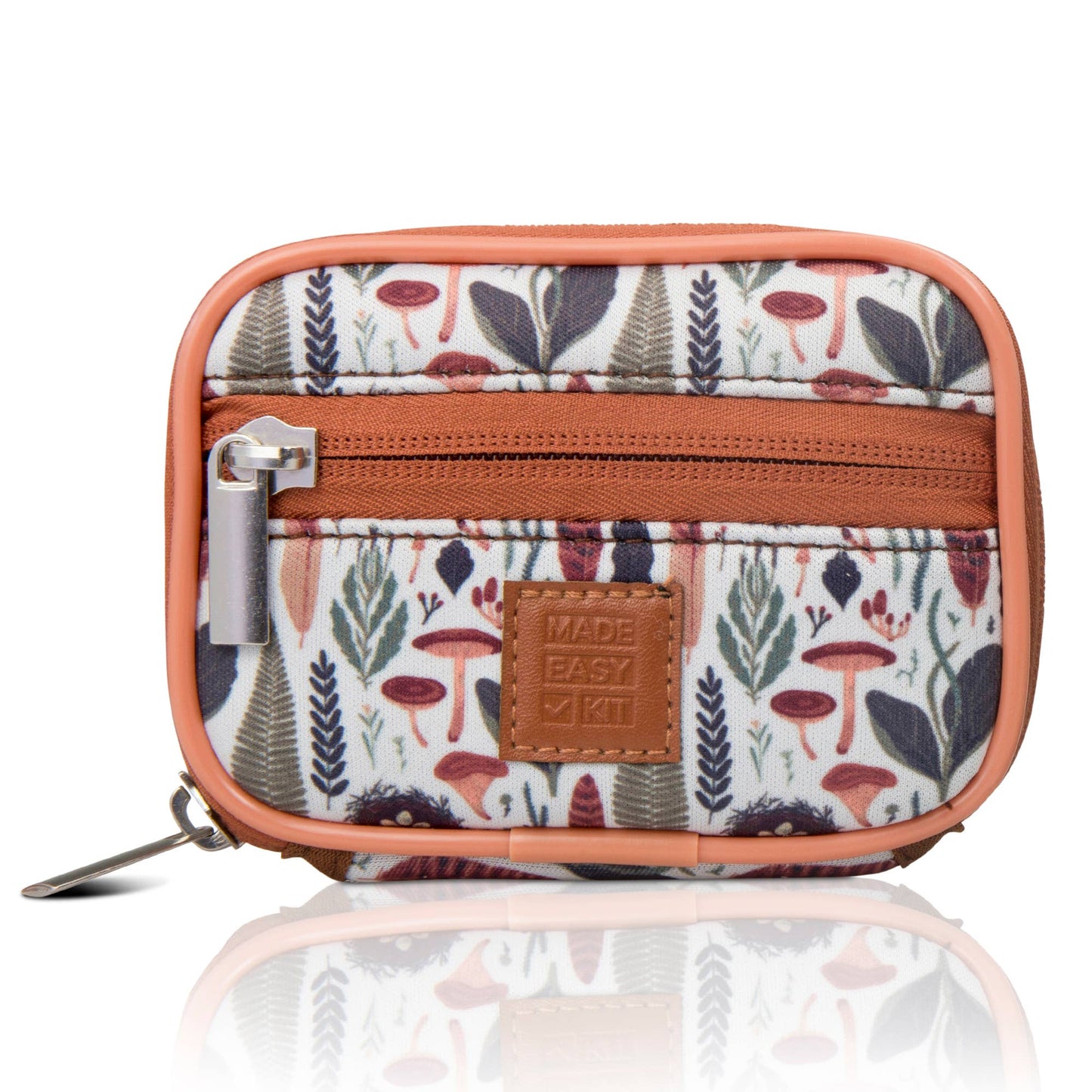 Made Easy Kit Pill Case - Weekly 7-Day Medicine Organizer: Teal Floral