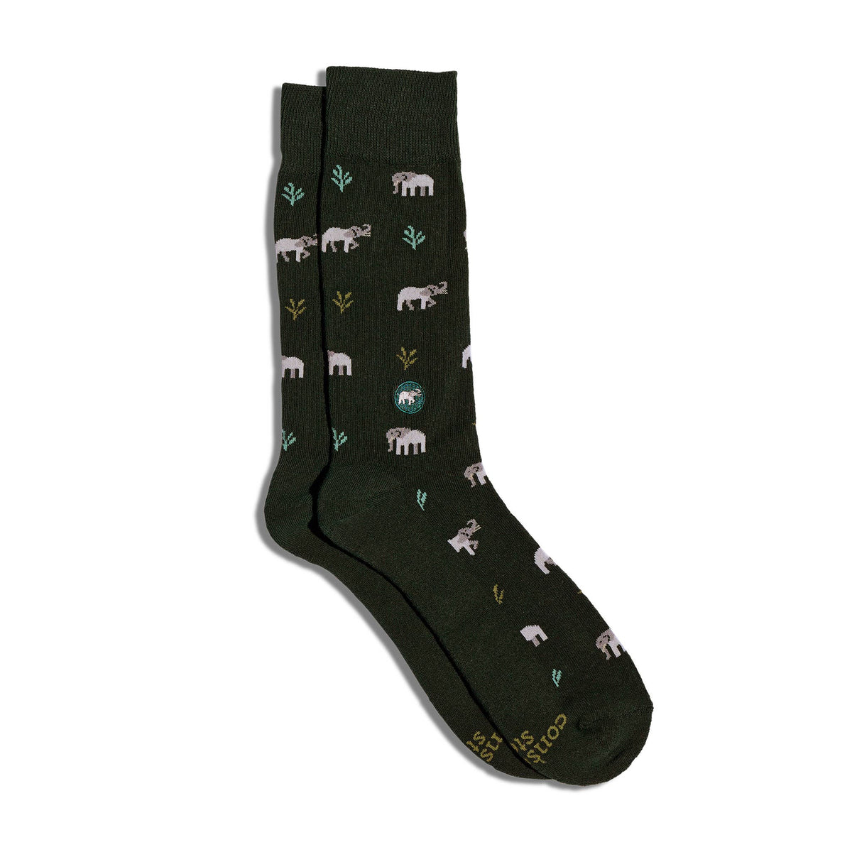 Socks that Protect Elephants | Gifts for Animal Lovers: Large