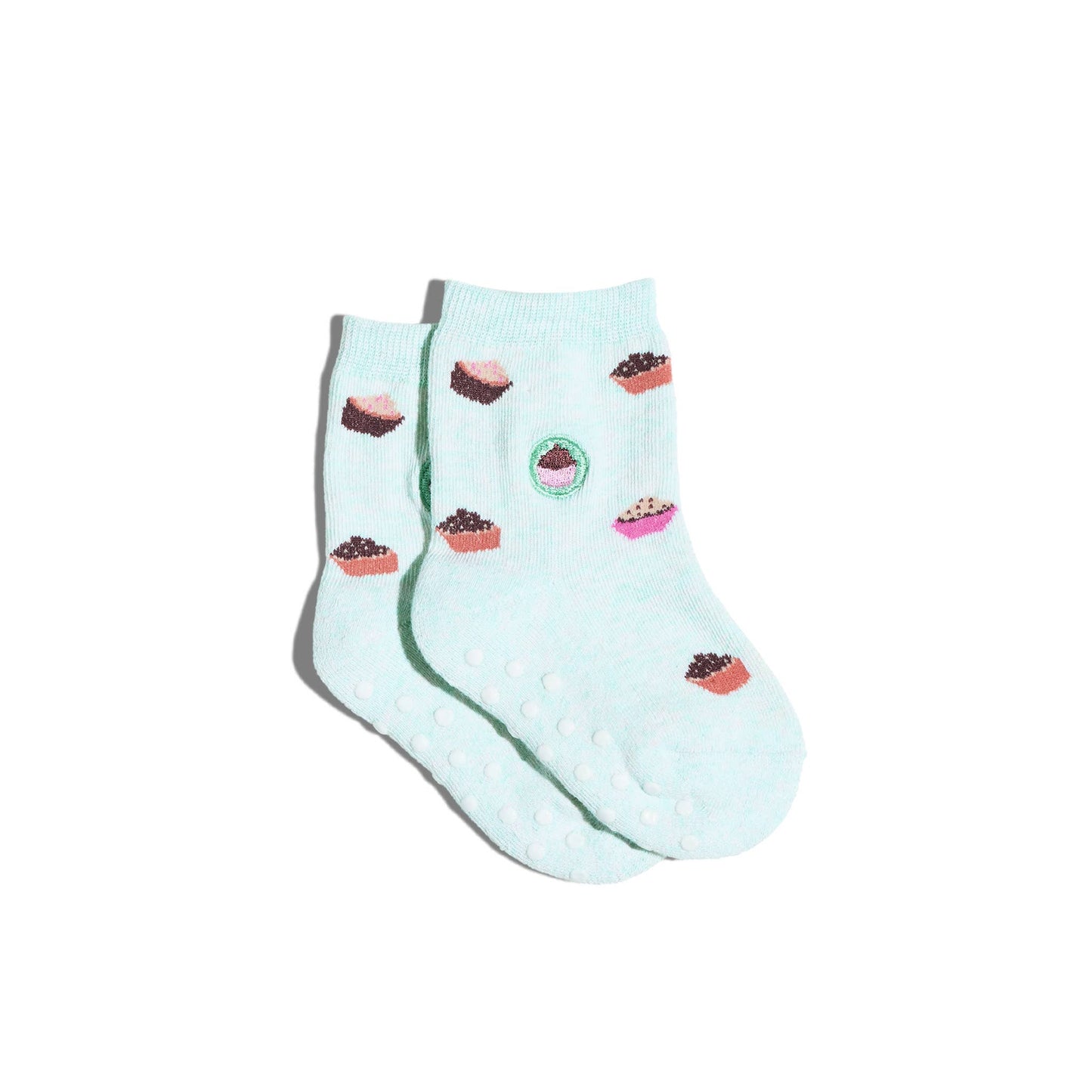 Kids Socks that Provide Meals (Blue Cupcakes): Youth