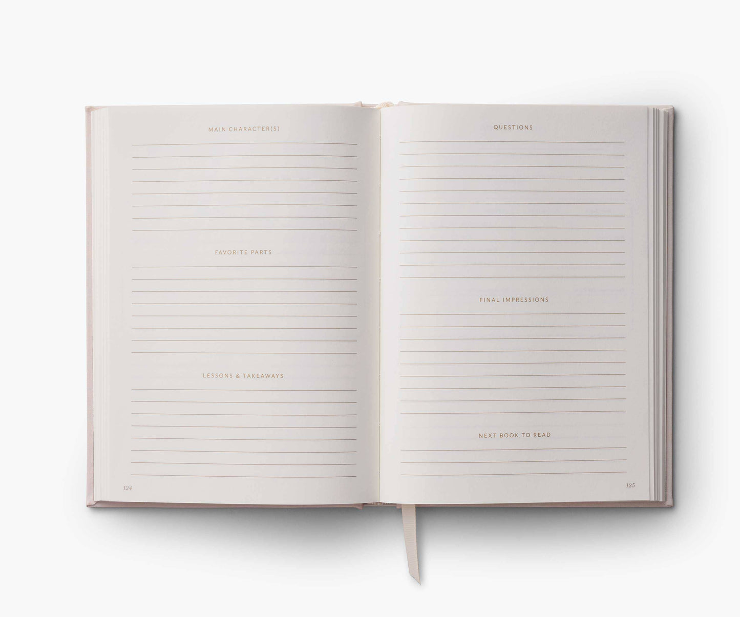 Book Club Embroidered Book Journal