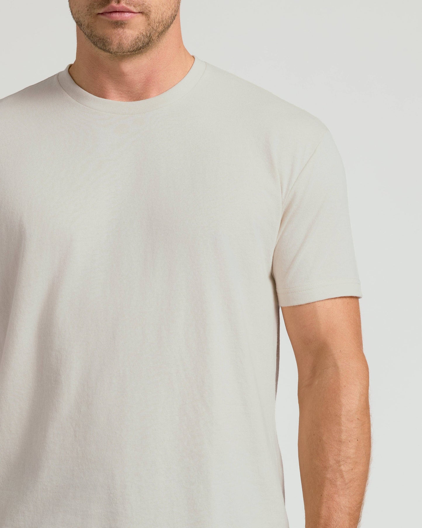 Sandstone Short Sleeve Crew Neck Tee: M