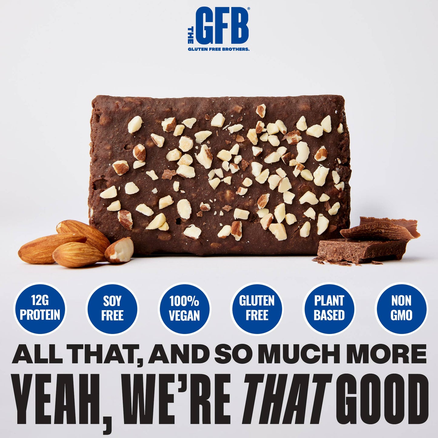 The GFB: Dark Chocolate Almond Protein Snack Bar