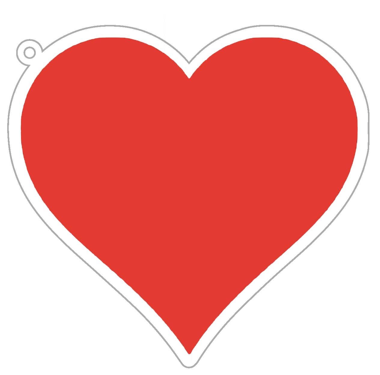 In Stock Heart Die-Cut Gift Tags