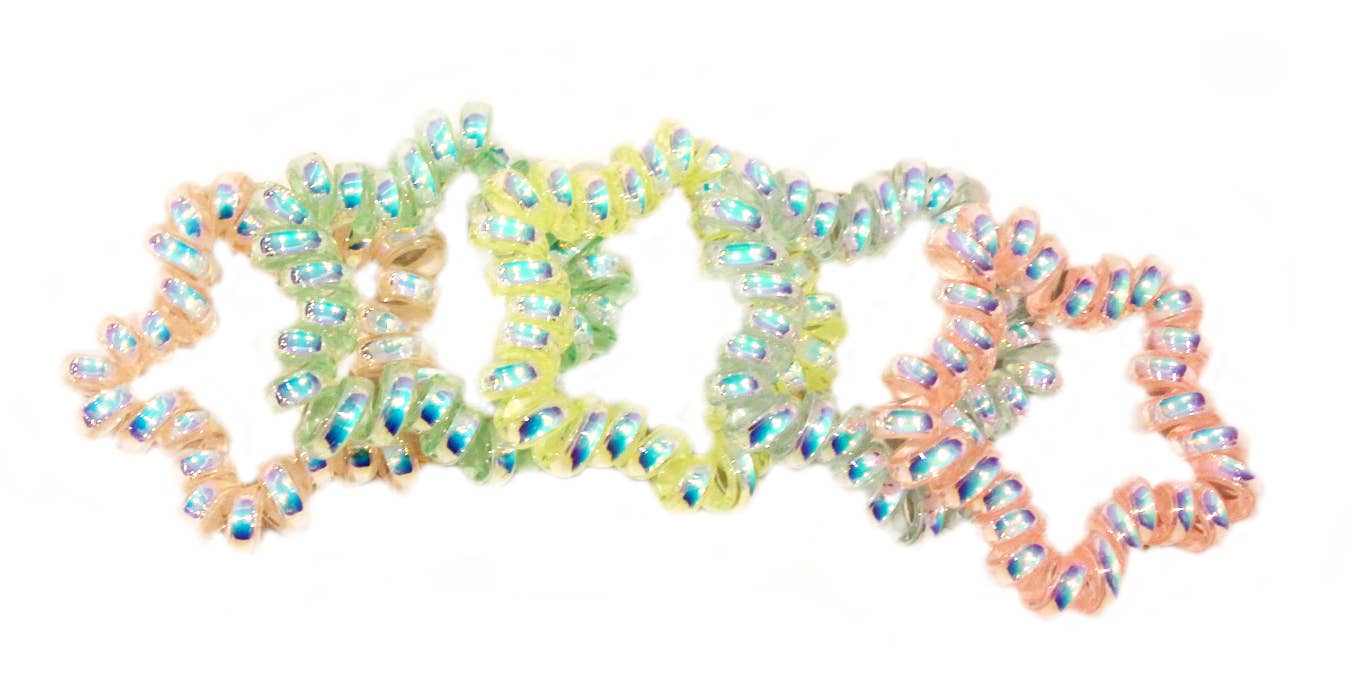 Fun Shape TeleBandz Phone Cord Coil Hair Ties