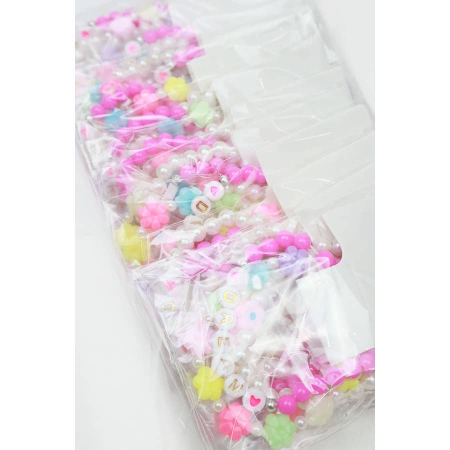 Happy and Dream Kids Bracelet Set: MIX COLOR / ONE(12)