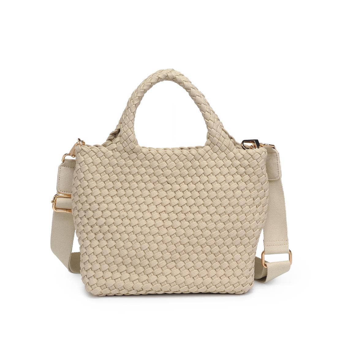 Sky's The Limit Small Sustainable Crossbody: Beige