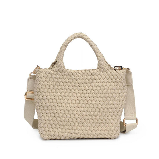 Sky's The Limit Small Sustainable Crossbody: Beige