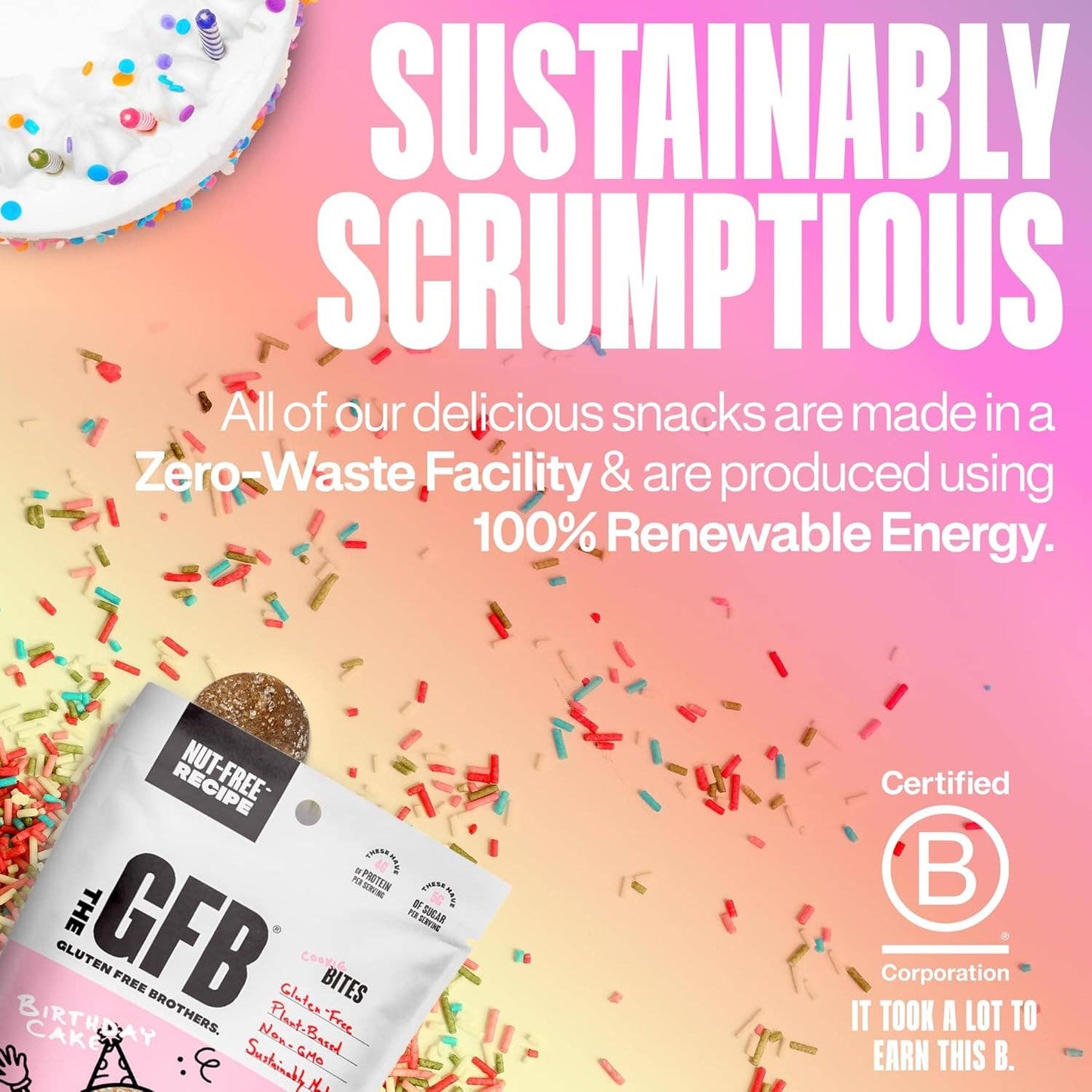 The GFB Birthday Cake Cookie Bites (Nut-Free)