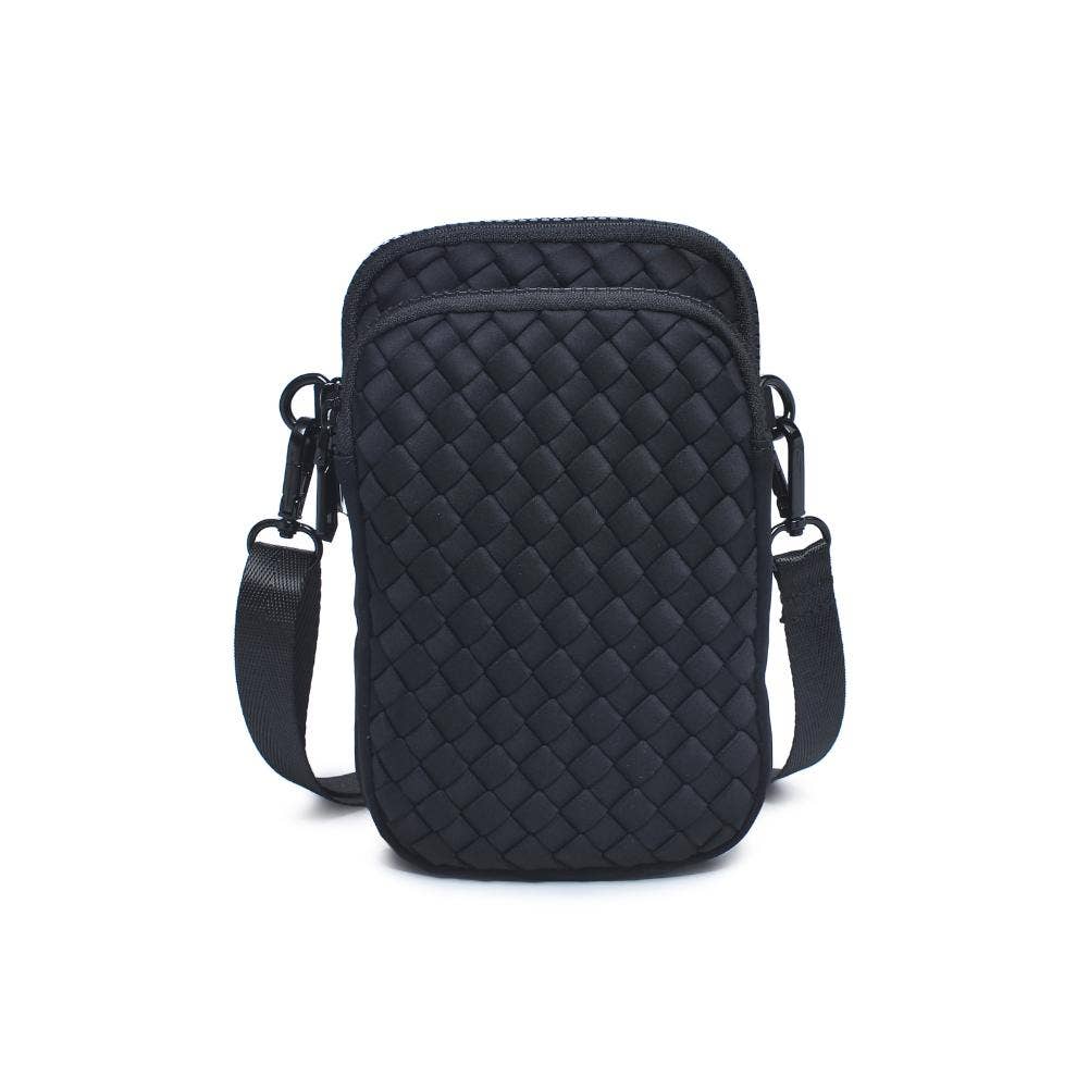 Divide & Conquer Woven Neoprene Crossbody: Nude