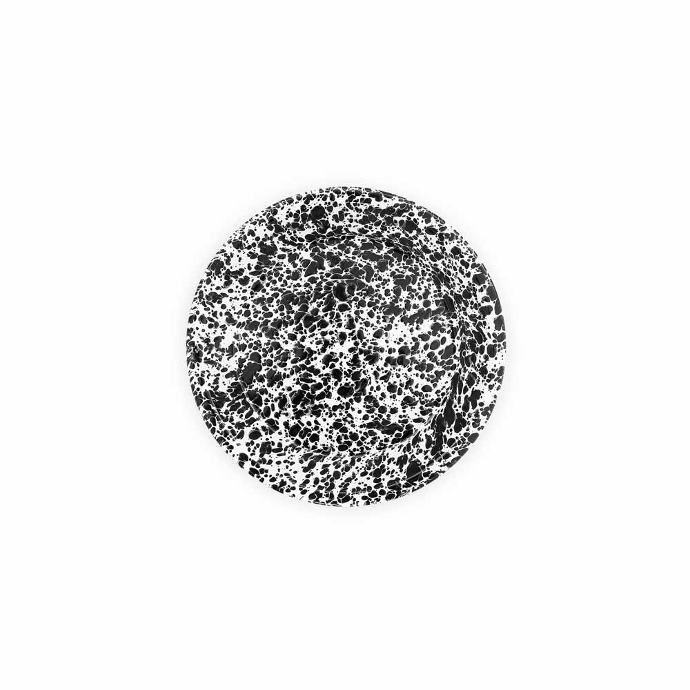 Splatter Enamelware Pie Plate: Red Splatter