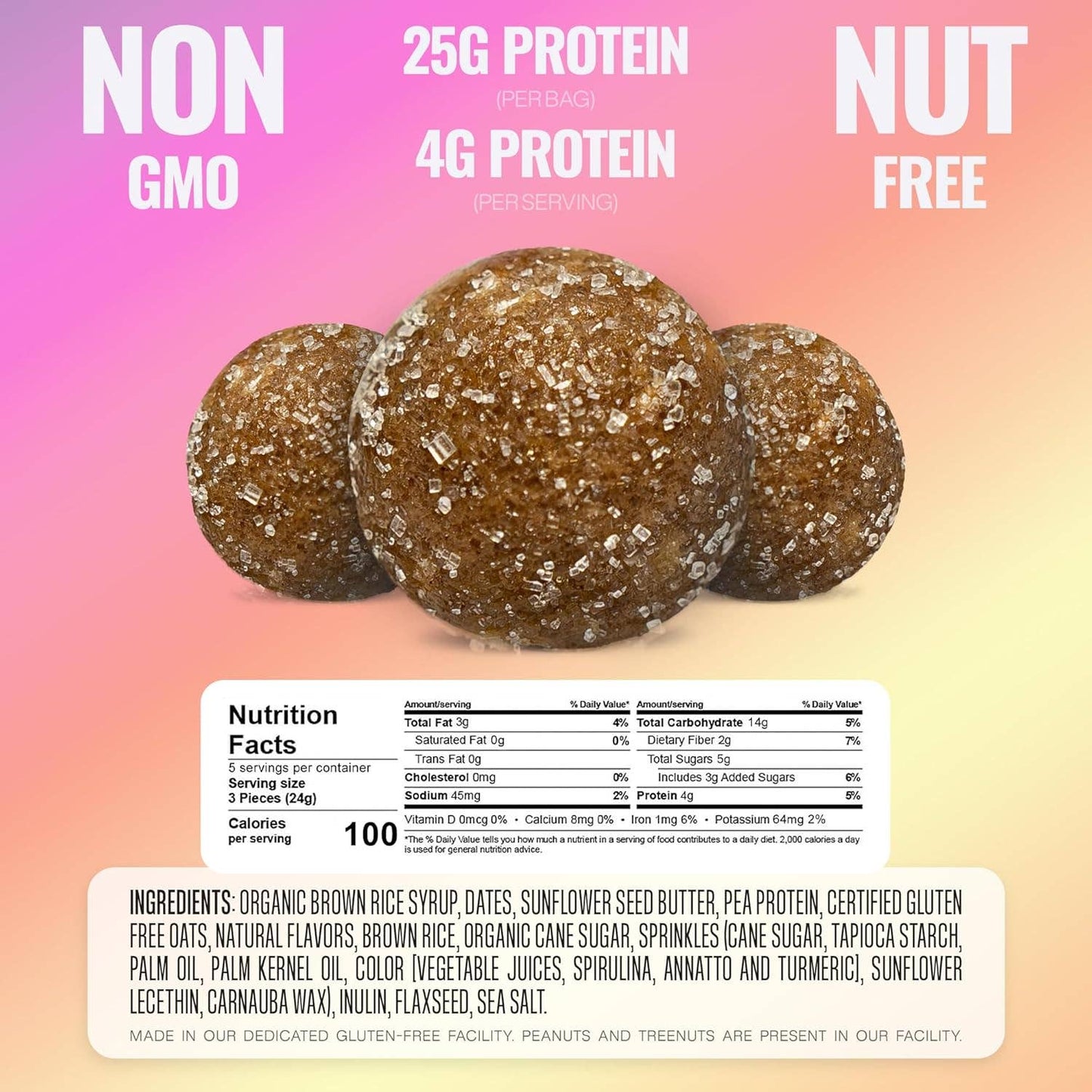 The GFB Birthday Cake Cookie Bites (Nut-Free)