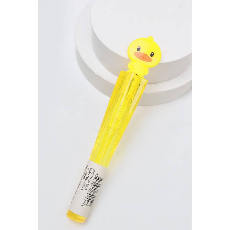Duck  Bubble Stick Toy: YELLOW / ONE