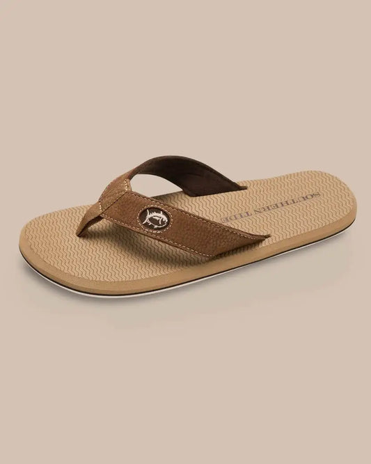 M Embroidered Skipjack Flipjacks: Caramel - 1140 / 11