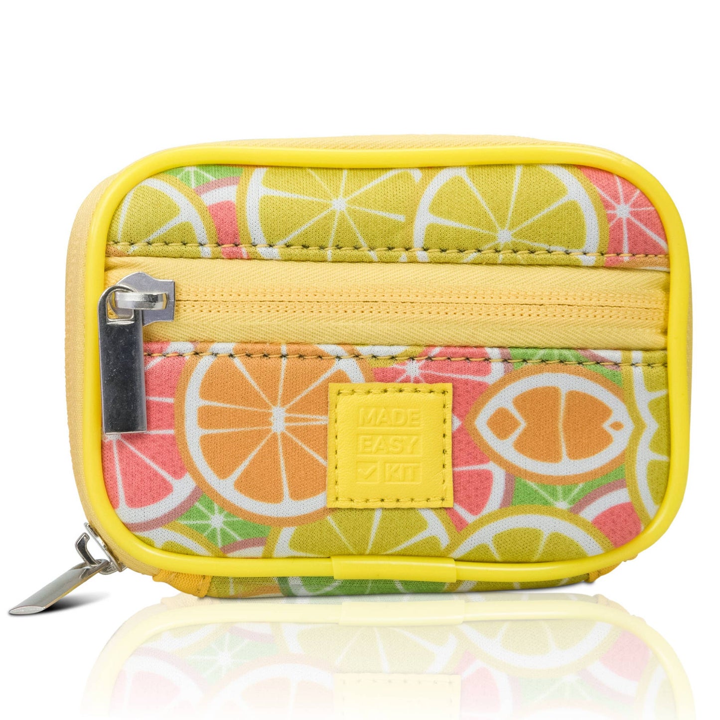 Made Easy Kit Pill Case - Weekly 7-Day Medicine Organizer: Teal Floral