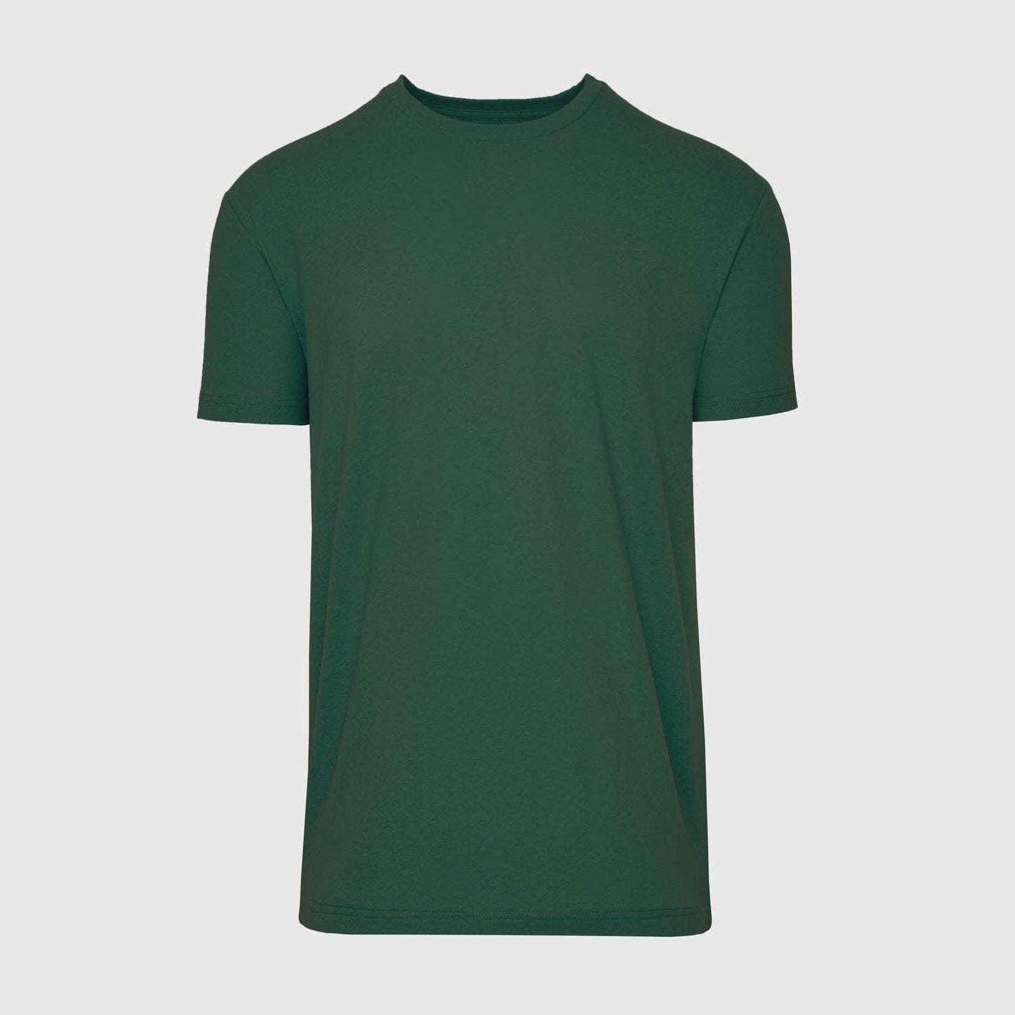 Hunter Green Short Sleeve Crew Neck Tee: L
