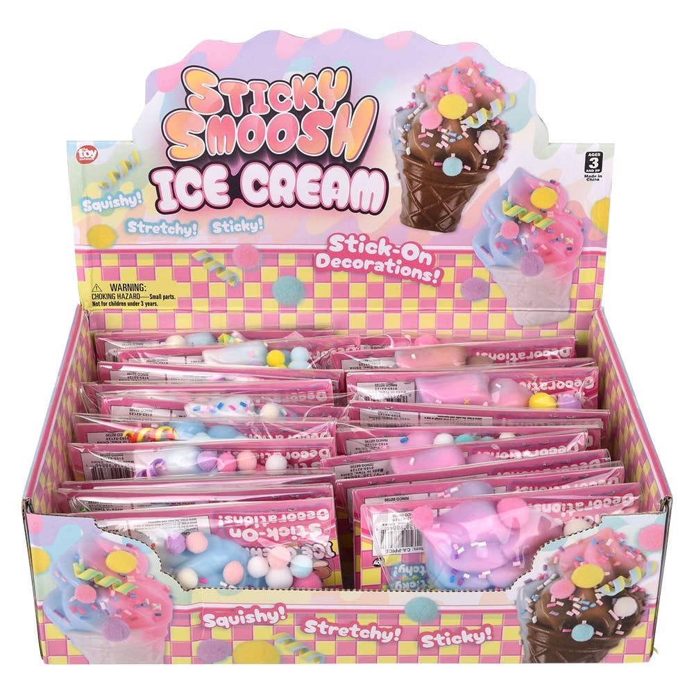 3.75" Pick N Pull Fidget Ice Cream Cone - LLB Toys