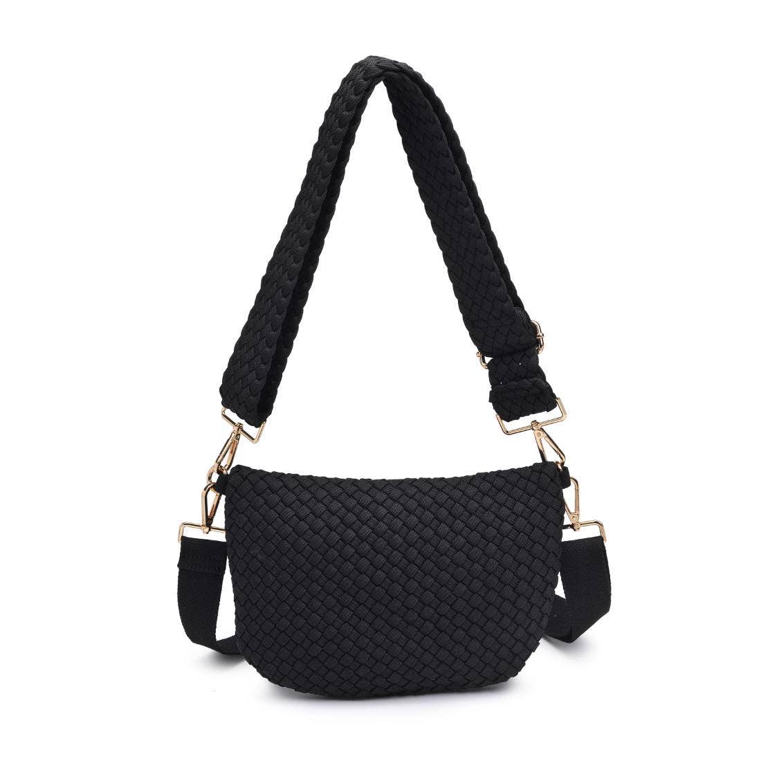 Ethereal   Woven Sustainable Crossbody: Navy