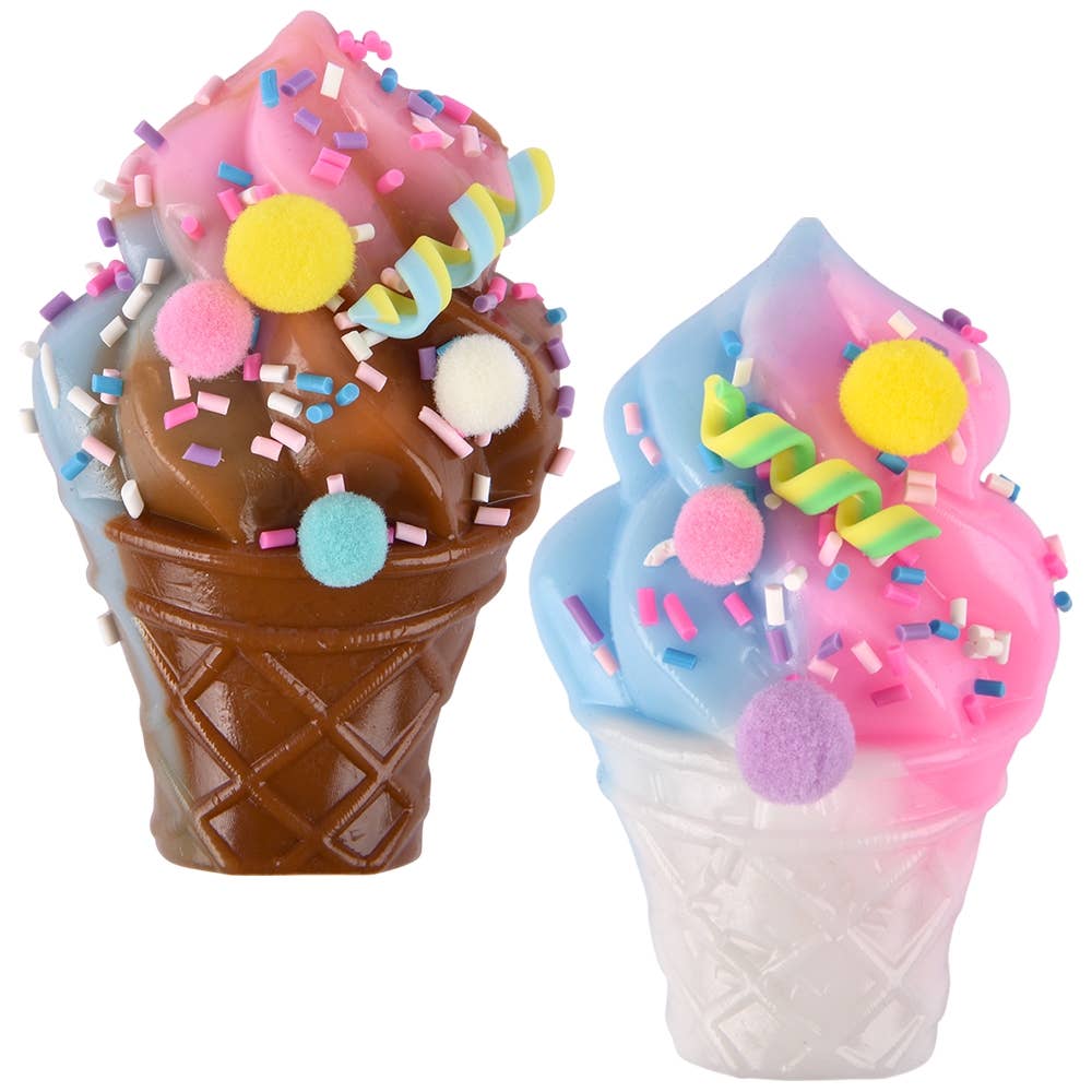 3.75" Pick N Pull Fidget Ice Cream Cone - LLB Toys