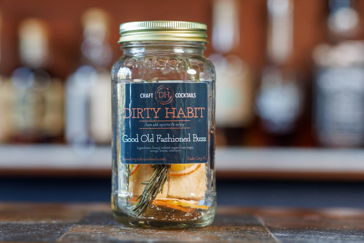 Good Old Fashioned Buzz Dirty Habit Cocktail Mix