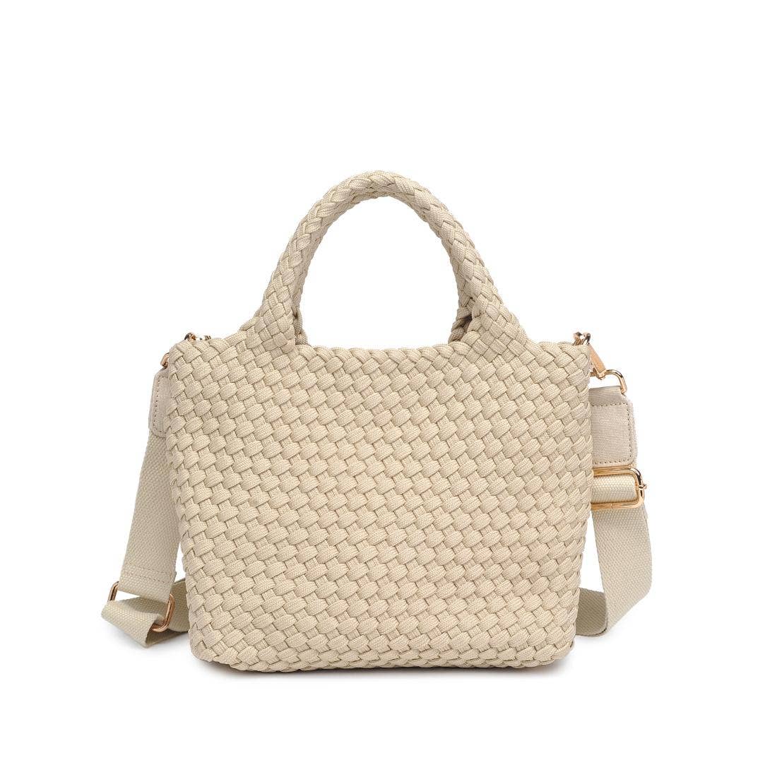 Sky's The Limit Small Sustainable Crossbody: Beige