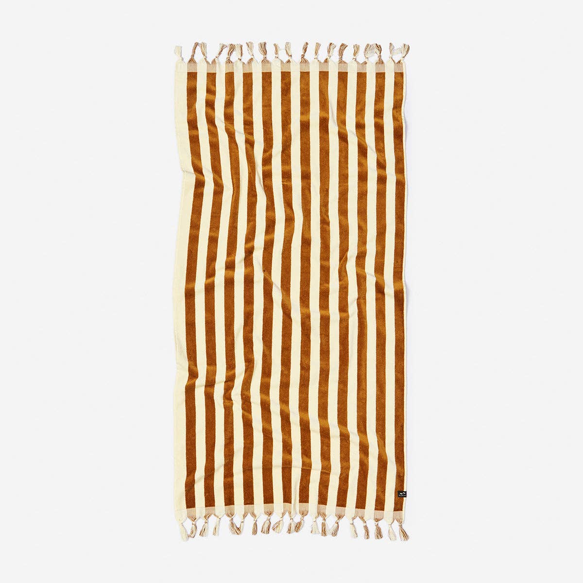 Cabana Fringe Premium Woven Towel - Brush