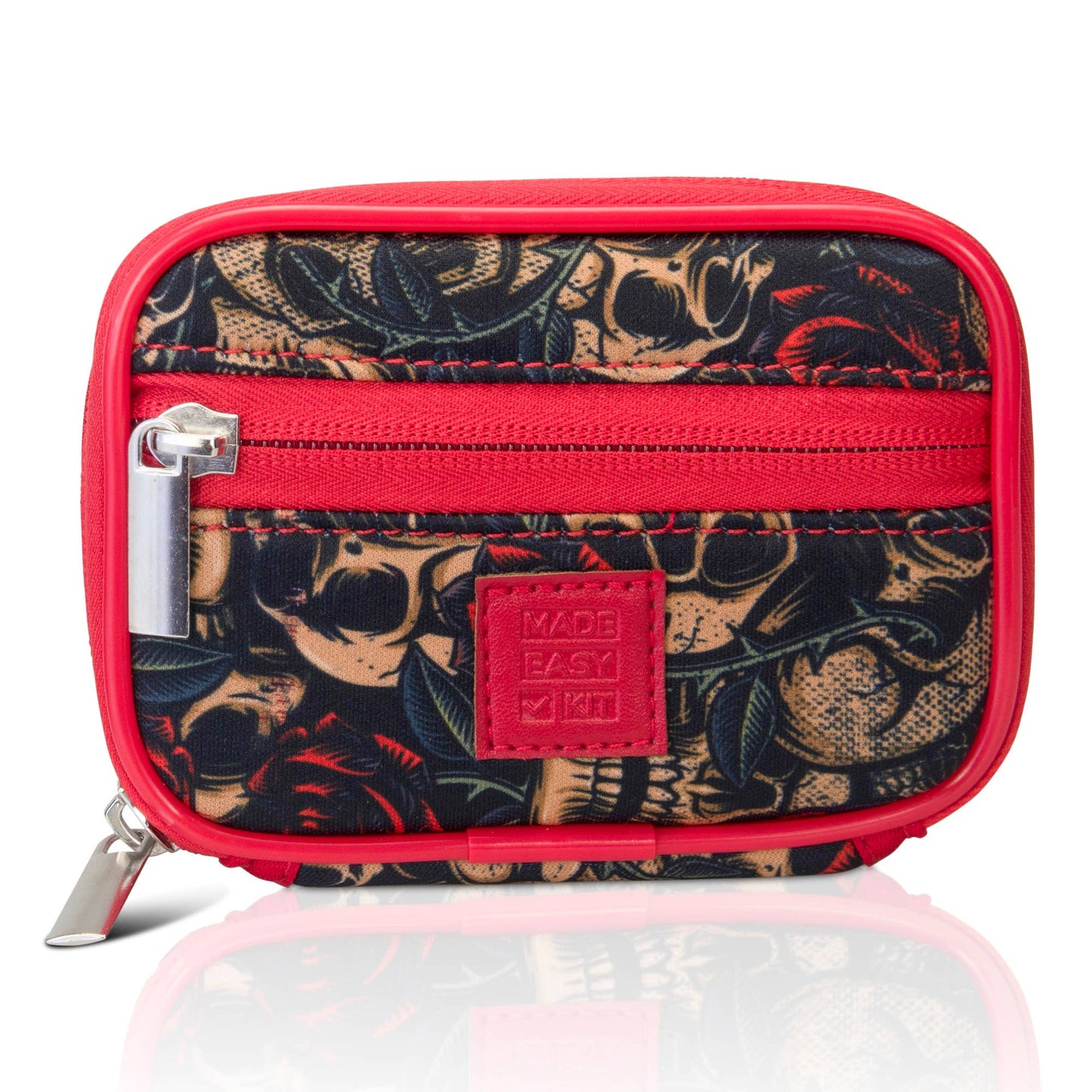 Made Easy Kit Pill Case - Weekly 7-Day Medicine Organizer: Teal Floral