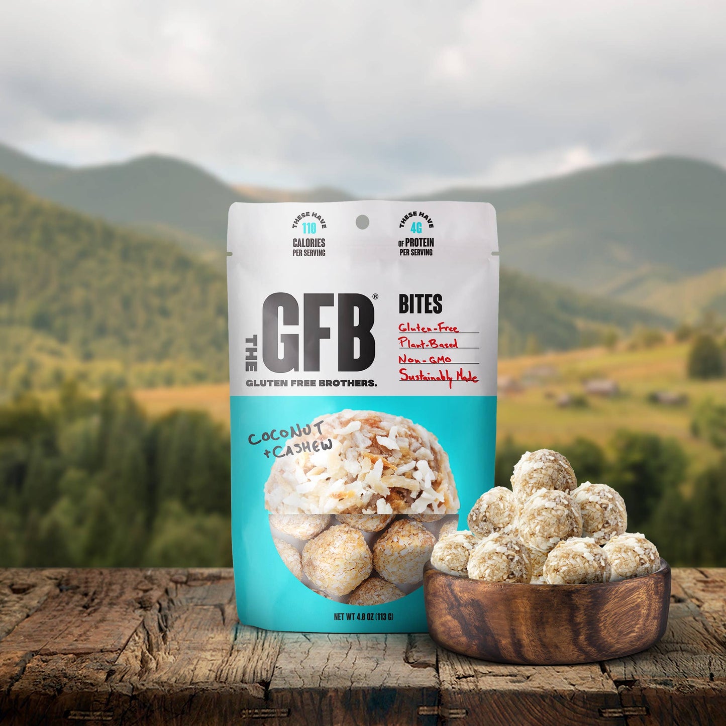 The GFB: Coconut Cashew Gluten Free Protein Bites
