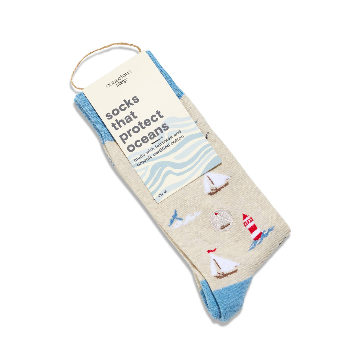 Socks that Protect Oceans | Smooth Sailing - Coastal Gifts: Small