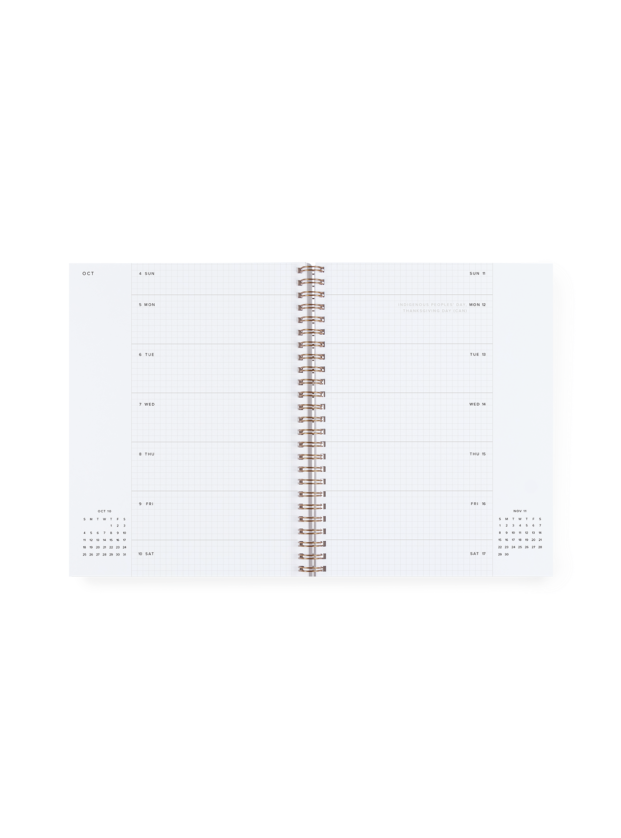 26-27 Weekly Grid Planner: Blossom Pink / None