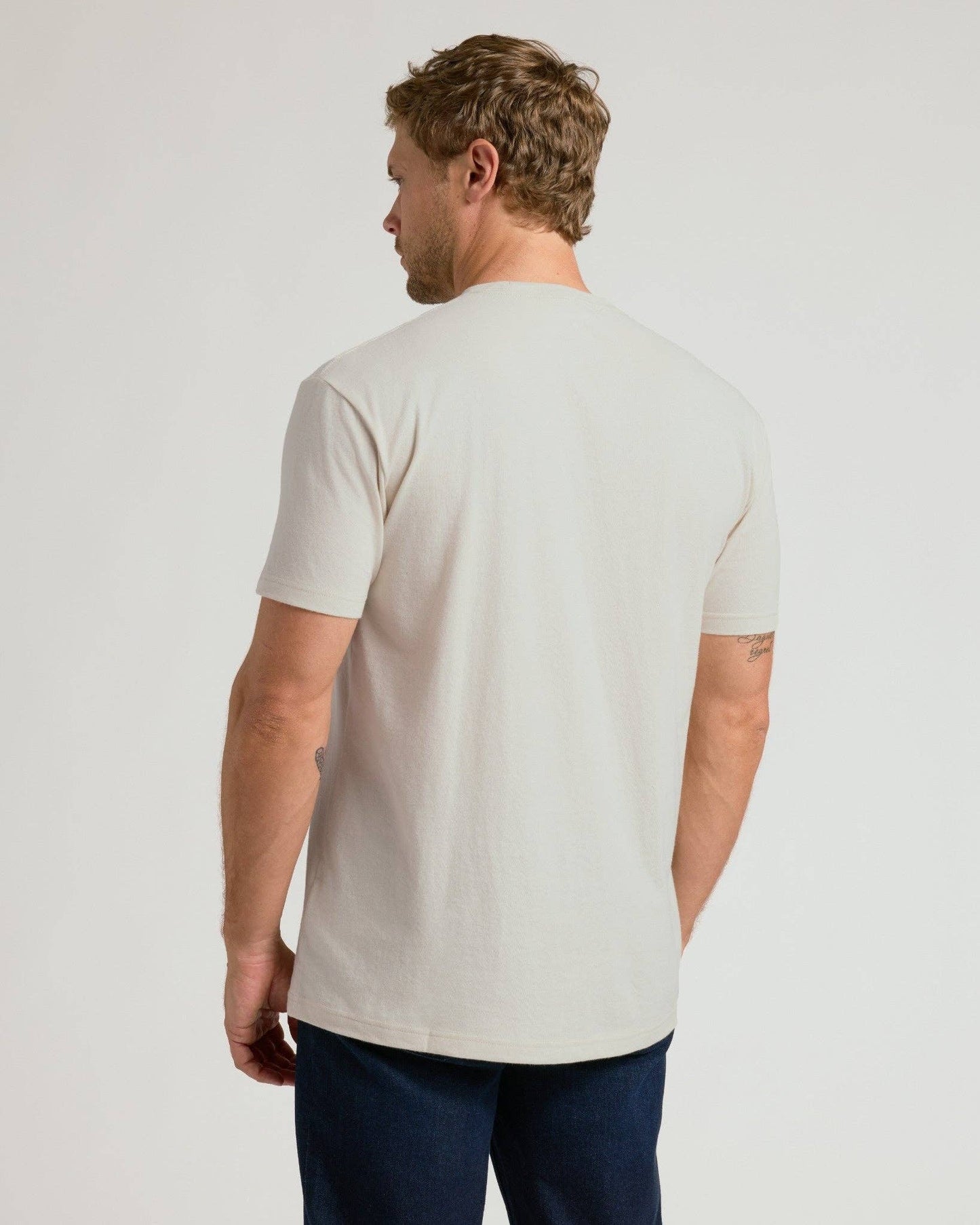 Sandstone Short Sleeve Crew Neck Tee: M