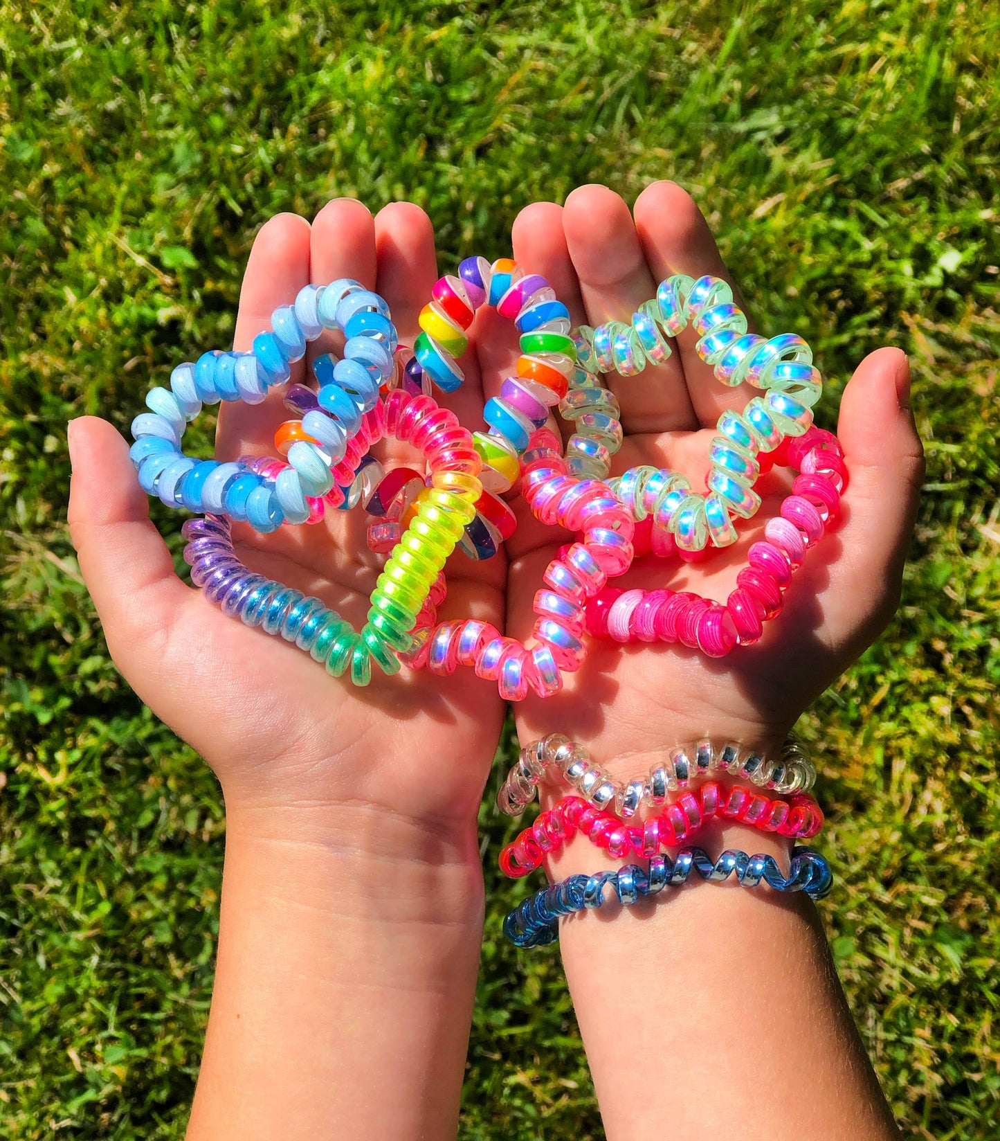 Fun Shape TeleBandz Phone Cord Coil Hair Ties