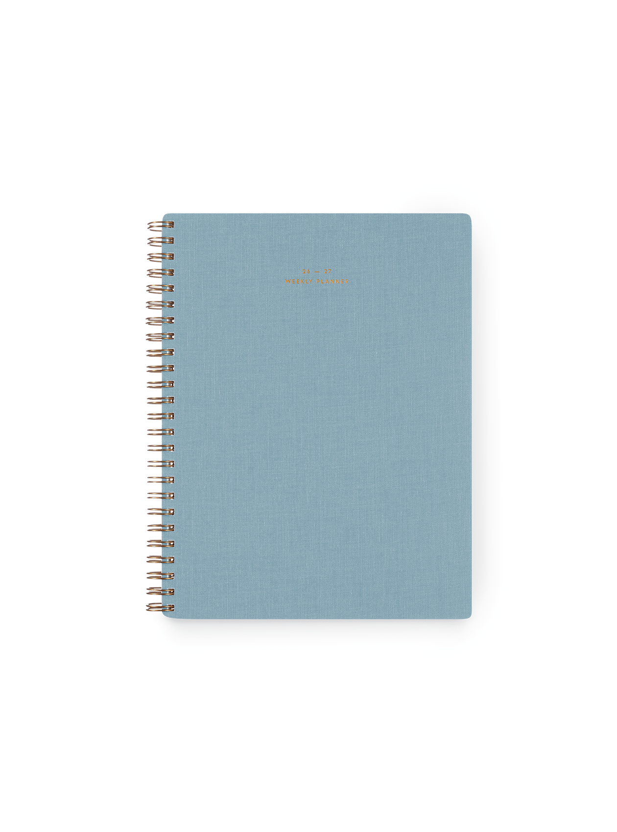 26-27 Weekly Grid Planner: Chambray Blue / None