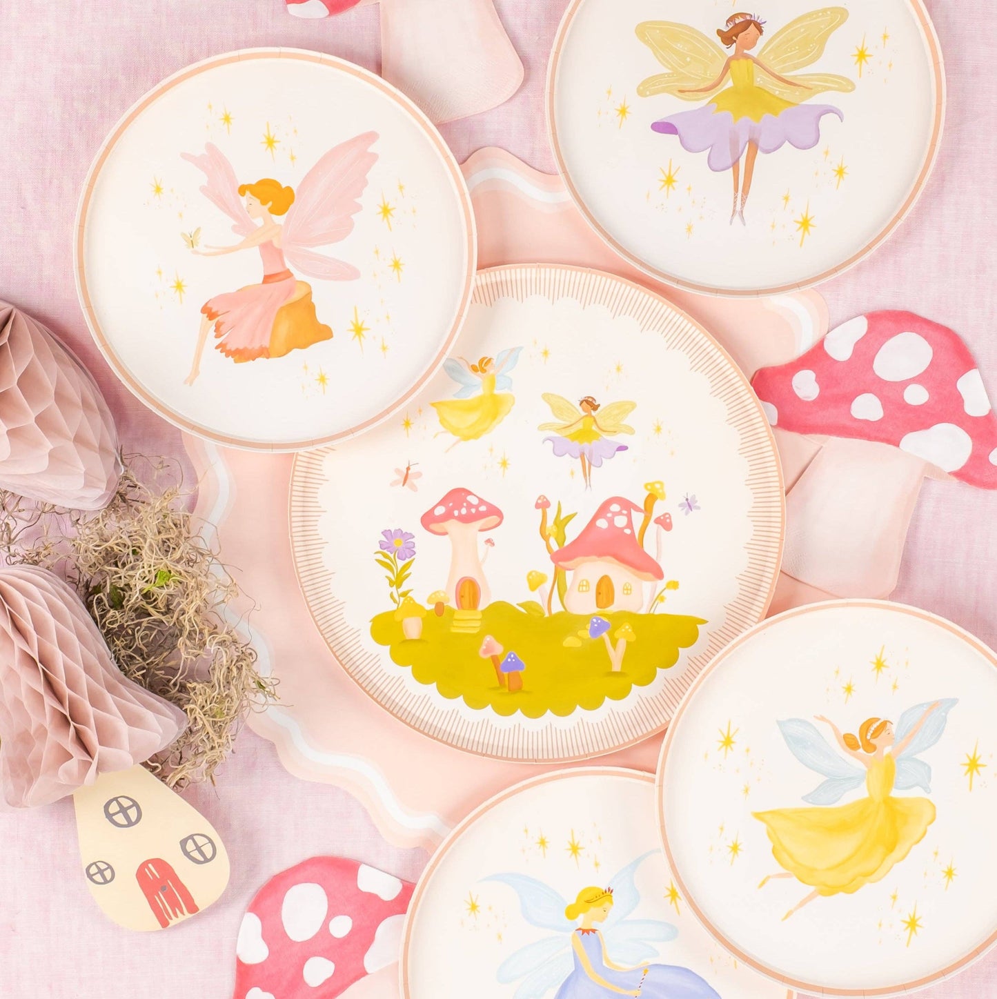 FAI25-DNP2-Fairy Garden Dinner Plates