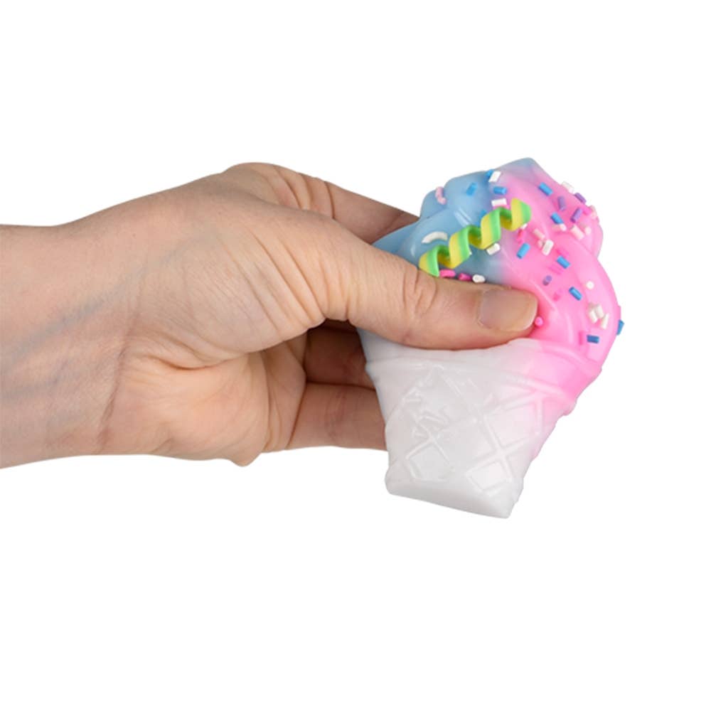 3.75" Pick N Pull Fidget Ice Cream Cone - LLB Toys