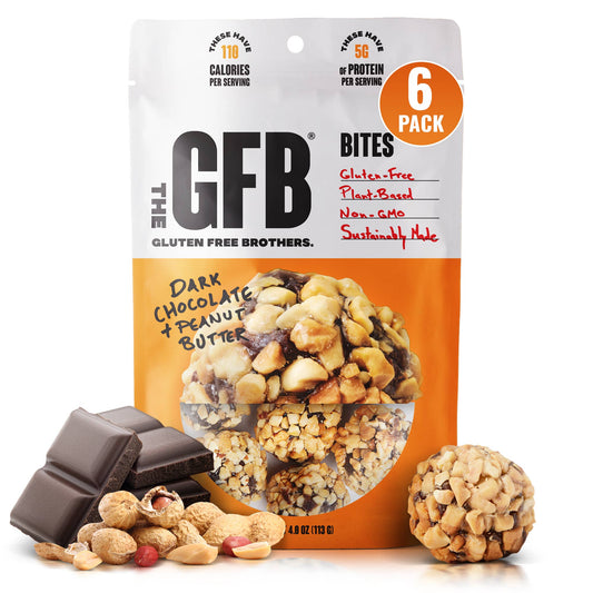 The GFB: Dark Chocolate Peanut Butter Protein Bites