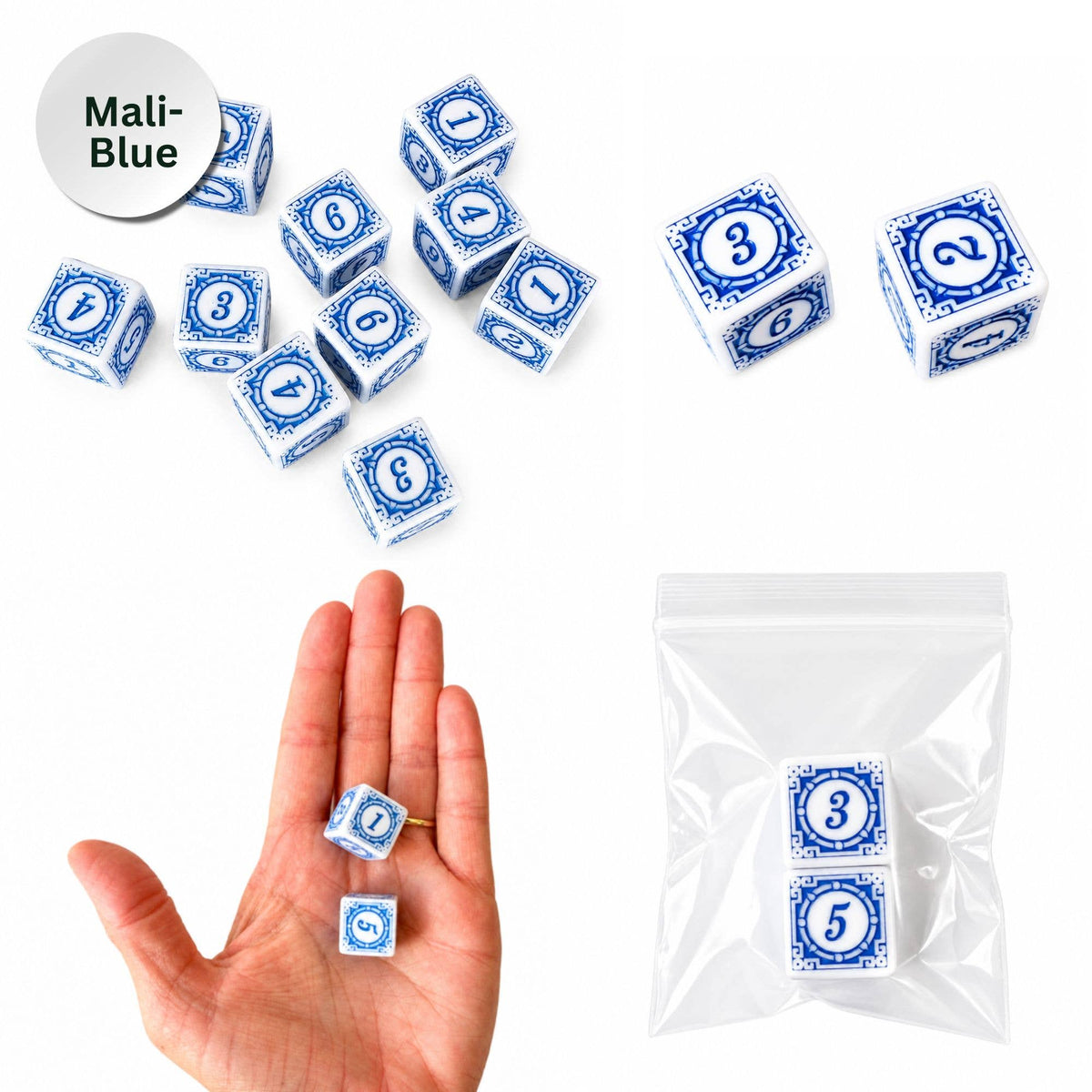 Para"Dice" Mahjong Specialty Dice Gift Ready : Black