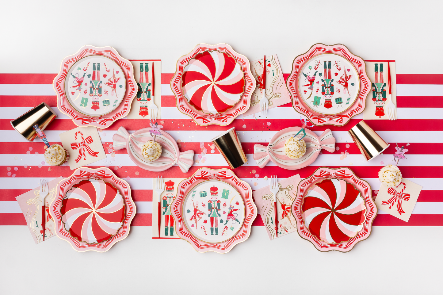 WHIMSICAL NUTCRACKER DESSERT PLATES