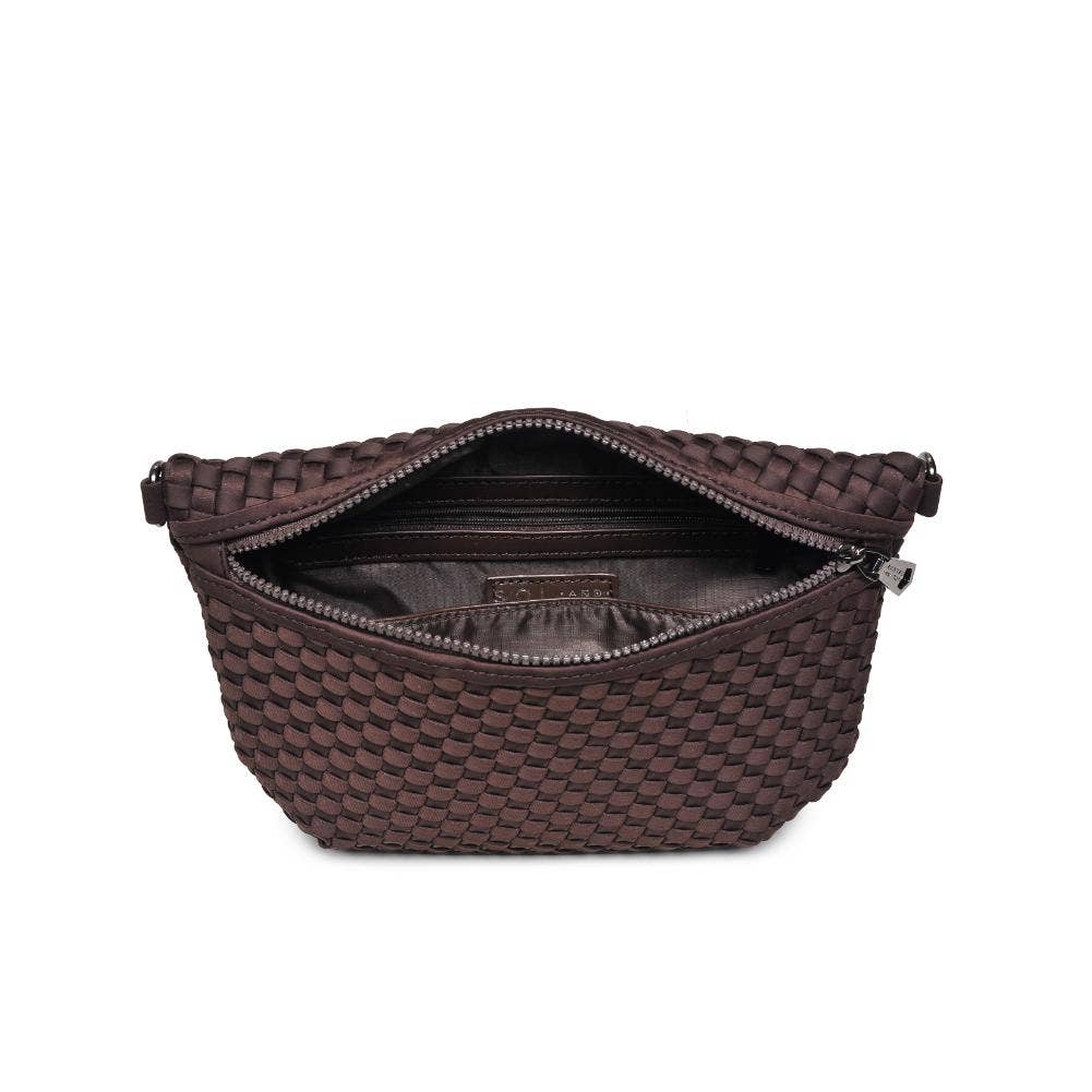 Ethereal - Woven Neoprene Crossbody: Black