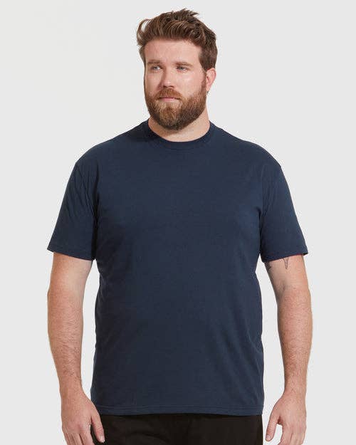 Short Sleeve T-Shirt | Crew Neck | Navy: L