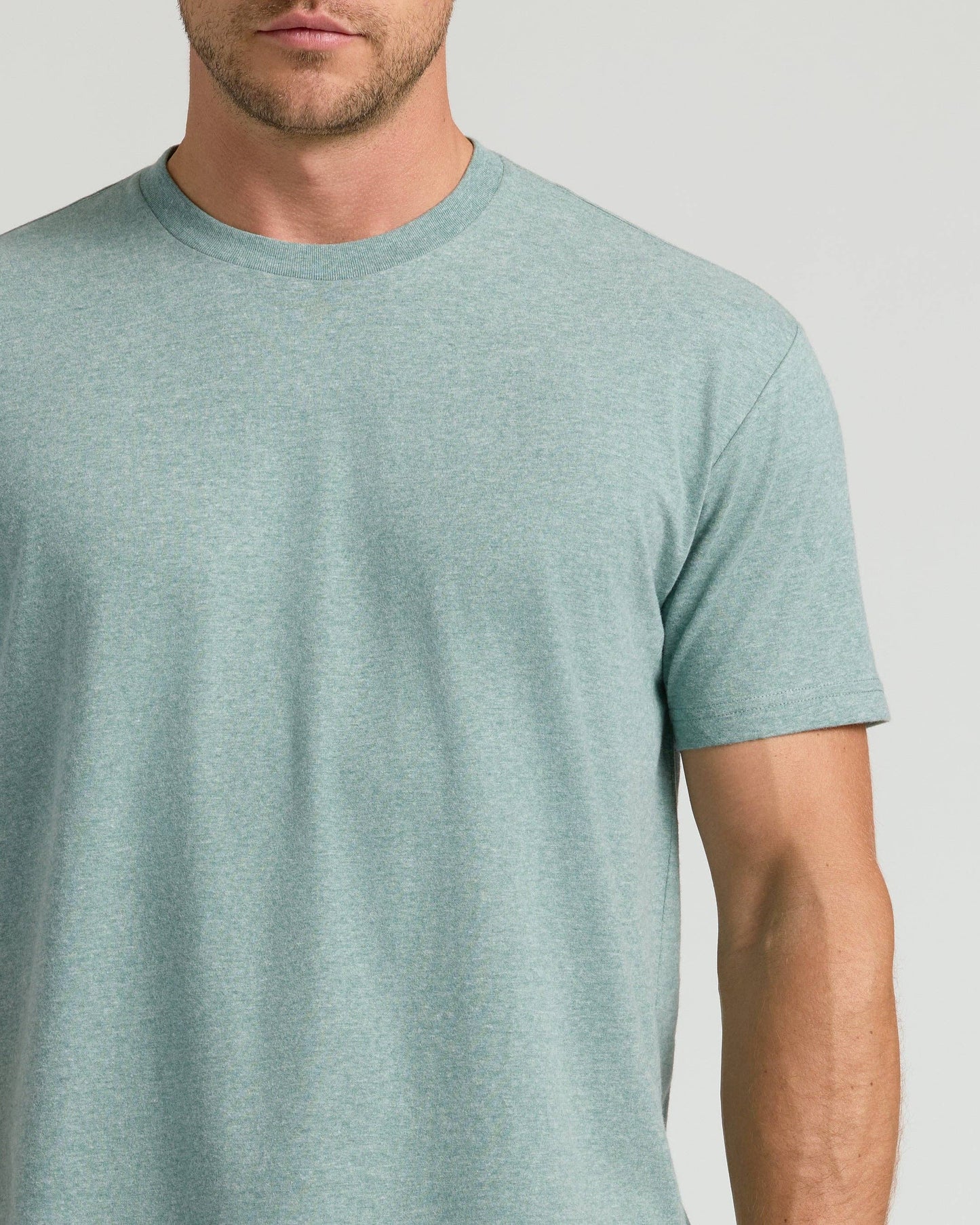 Heather Balsam Classic Crew Neck: XL