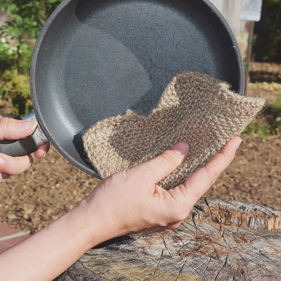 Toockies Jute and Organic Cotton Scrubber