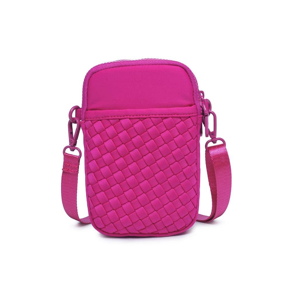 Divide & Conquer Woven Neoprene Crossbody: Nude