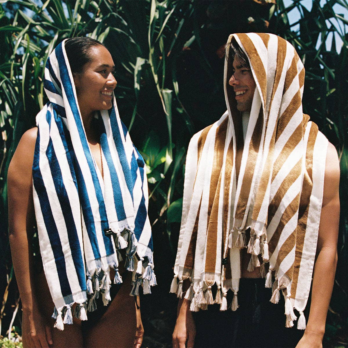 Cabana Fringe Premium Woven Towel - Brush