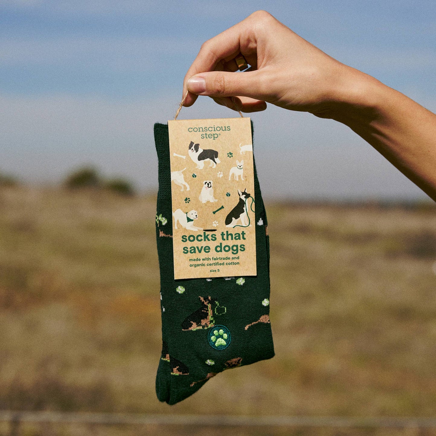 Socks that Save Dogs (Go Fetch): Small