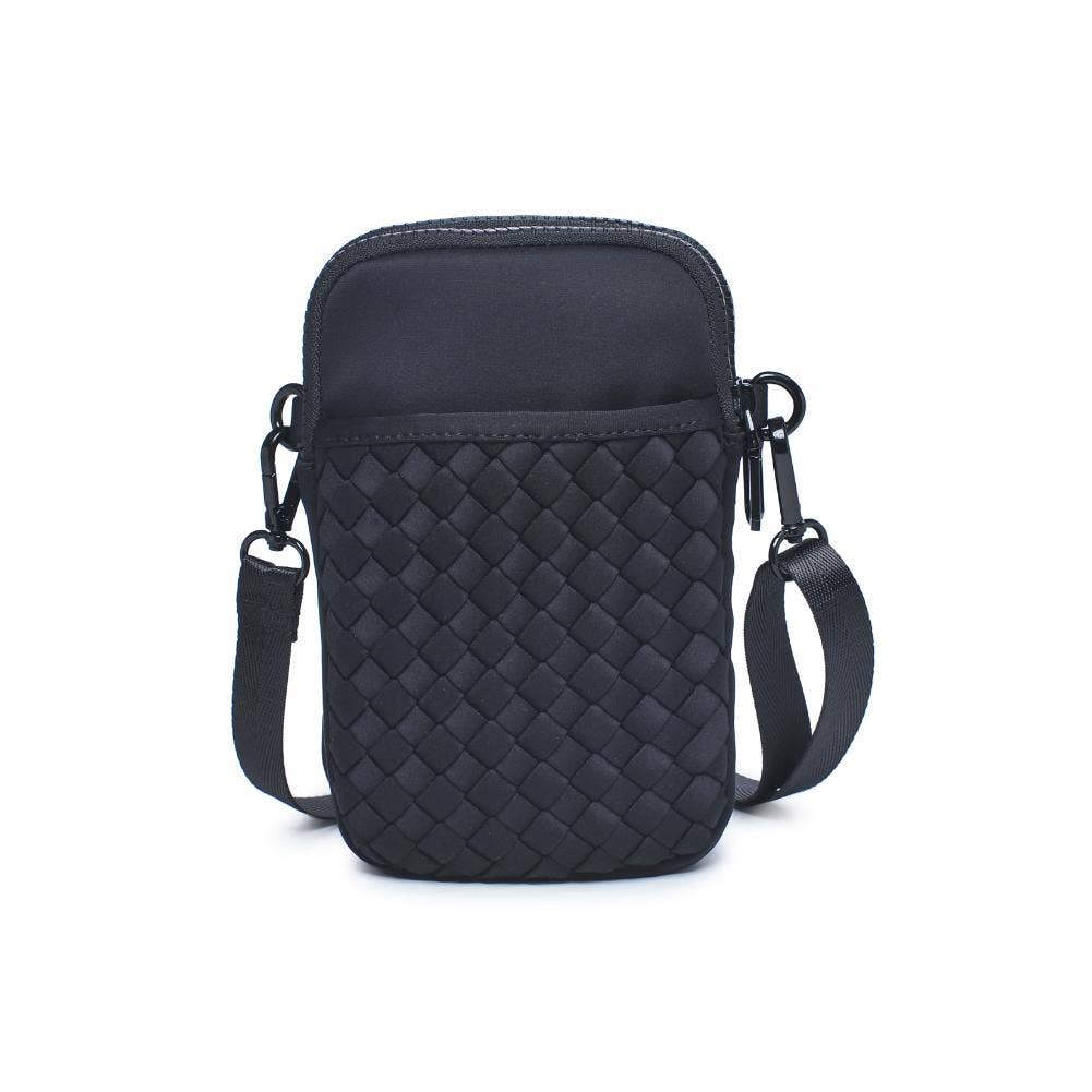 Divide & Conquer Woven Neoprene Crossbody: Nude