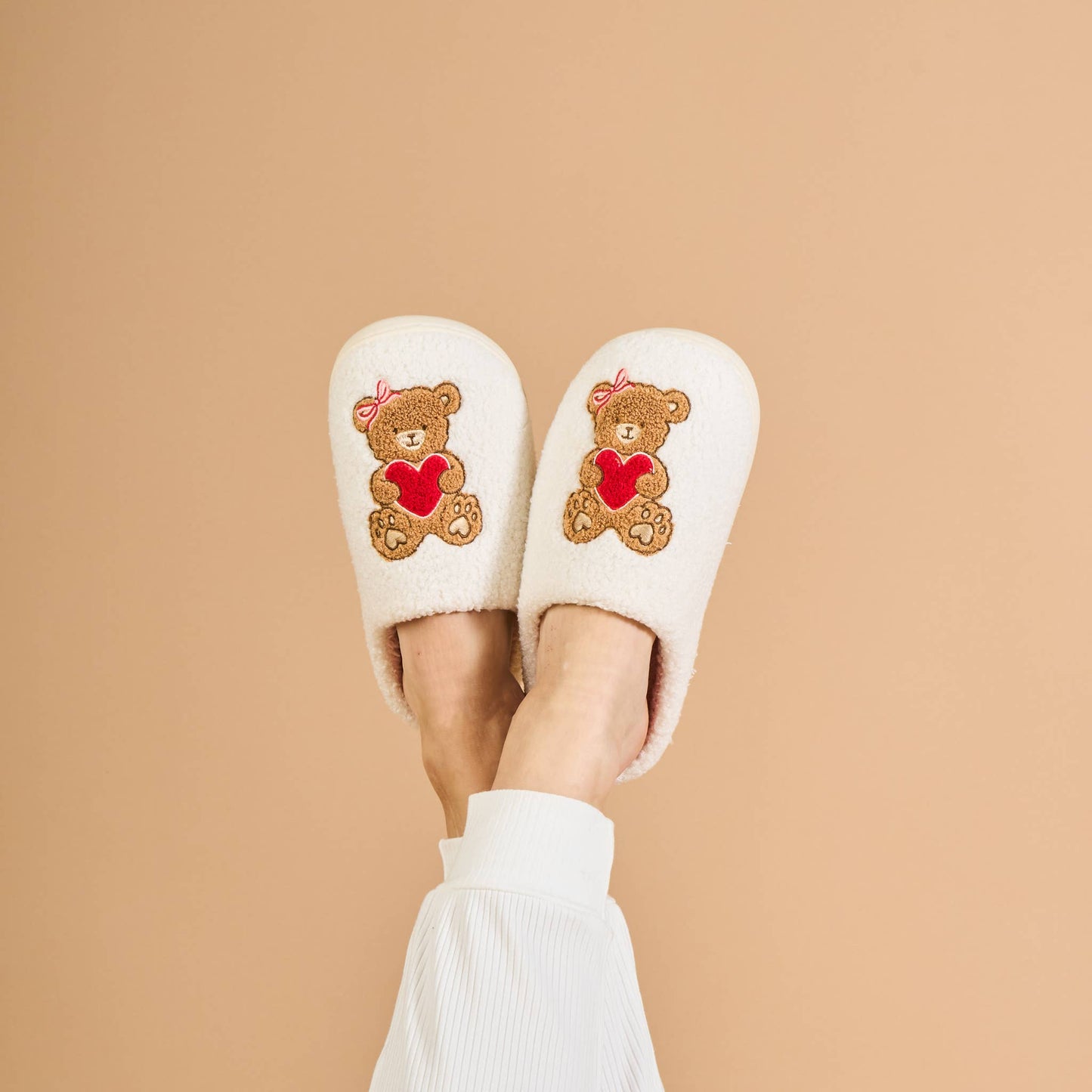 Fuzzy Slippers-Teddy Bear Hugs: S/M
