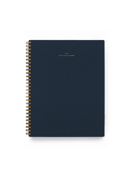 2026 Year Task Planner: Oxford Blue / None
